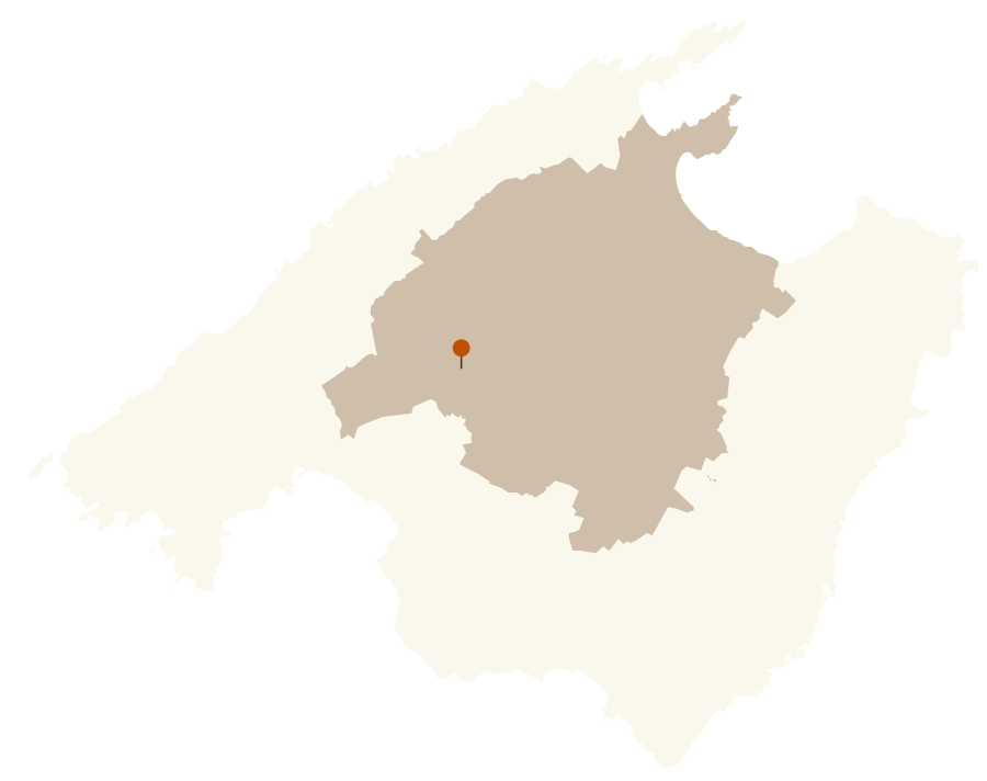 Mallorca-Biniali-Map